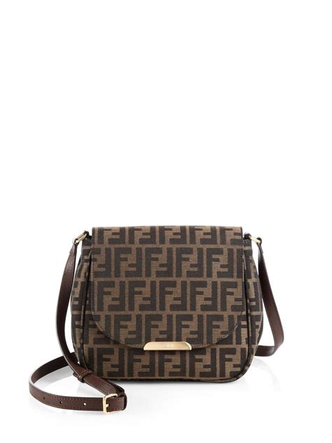 fendi zucca medium crossbody bag